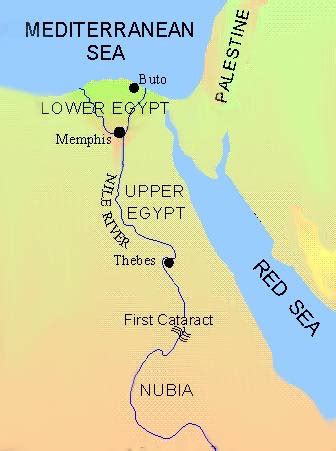 Map Nile River Ancient Egypt - Share Map