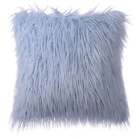 Fluffy Blue Pillows | Decorative throw pillows, Throw pillows, Blue pillows