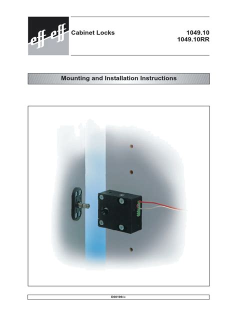 How To Guide Cabinet Lock Installation | Access Control | Screw