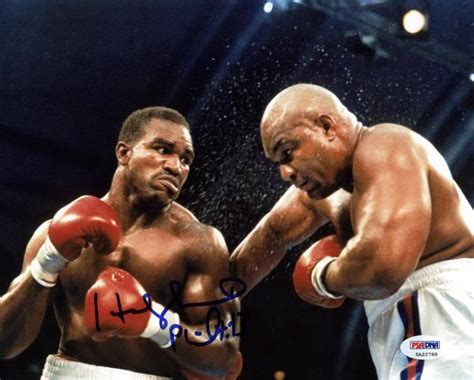 Evander Holyfield vs. George Foreman. George proves he is still a great fighter even in his 40's ...