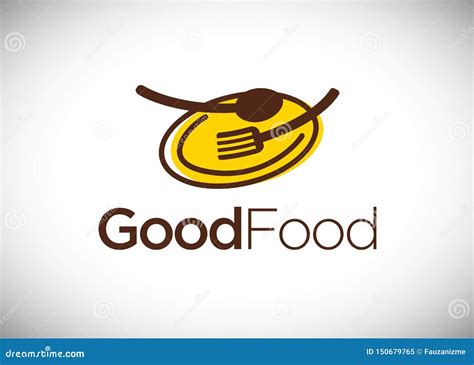 Good Food Logo Vector Design Template Stock Vector - Illustration of fork, catering: 150679765