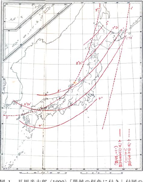 Figure 1 from Making a Magnetic Deviation Map with Azimuth Survey Data of Ino Tadataka ...