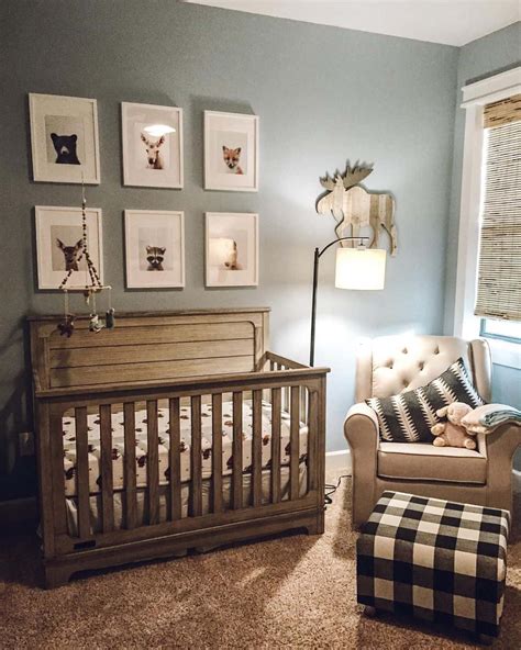 Baby Boy Nursery with Woodland Decor - Soul & Lane