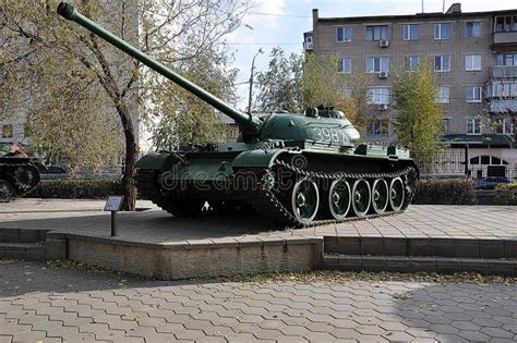 A Russian T54 tank stock image. Image of caterpillar - 36634713