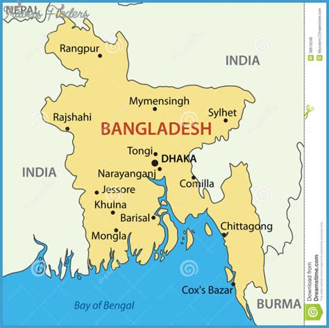 Bangladesh Metro Map - TravelsFinders.Com