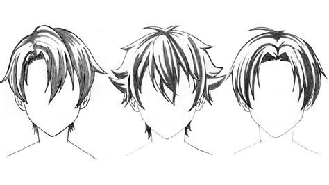 How To Draw Manga Hair Boy - Manga