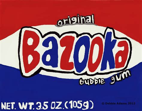 Bazooka | Bazooka bubble gum, Bazooka, Bazooka gum