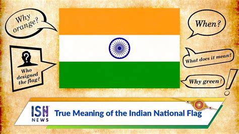 True Meaning of Indian National Flag - YouTube