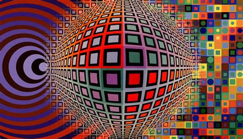 Optical Illusion Art: 5 Mind-Bending Works by Victor Vasarely