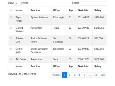 Bootstrap Datatable Template Free Download - FREE PRINTABLE TEMPLATES