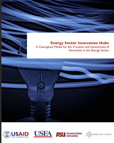 Energy Sector Innovation Hubs: A Conceptual Model for the Creation and Sustainment of Innovation ...