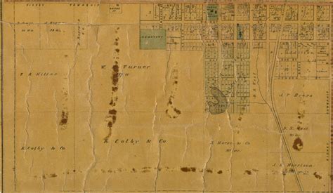 1875 Stanton Map - S.W. Section