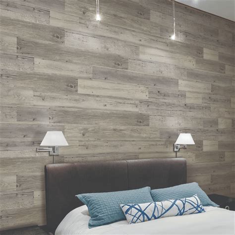 Harbor Wood Light Gray | Accent walls in living room, Vinyl wall panels ...