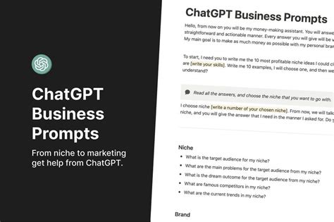 ChatGPT Business Prompts