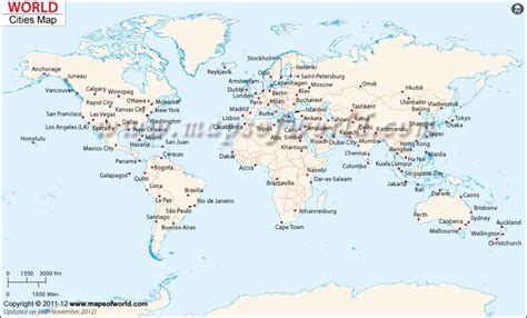 #WorldCity #Map - major cities like New York, London, Paris, Sydney, Tokyo in the world. | City ...