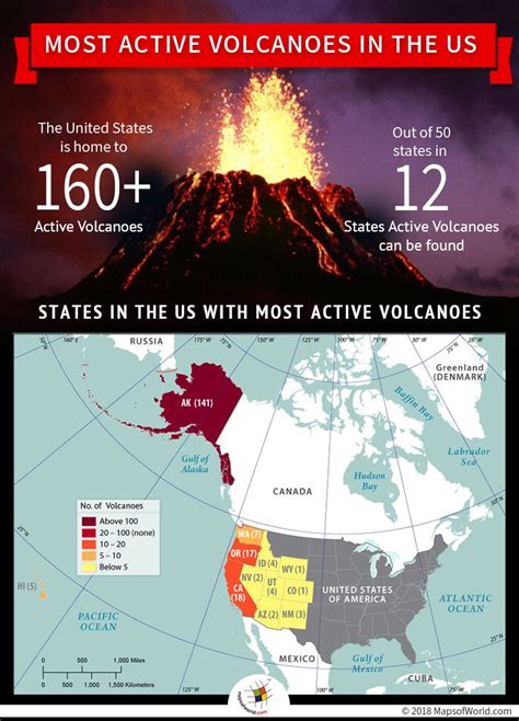 Which US State has The Most Active Volcanoes? - Answers