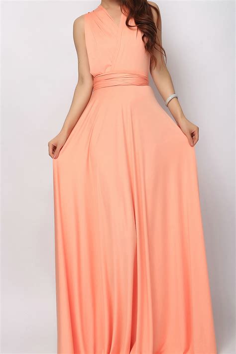 salmon color dress - salmon colored dresses 2 satin bridesmaid