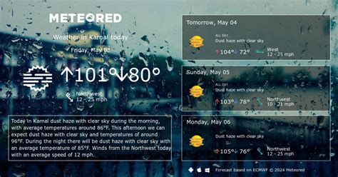 Karnal Weather 14 days - Meteored