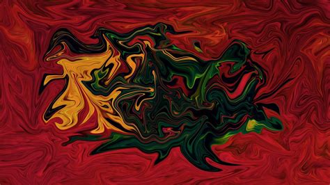 Abstract, Fluid, Liquid, Colorful, Digital Art, Artwork 4K Wallpaper ...