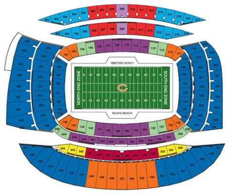 Soldier Field Stadium Seating Chart