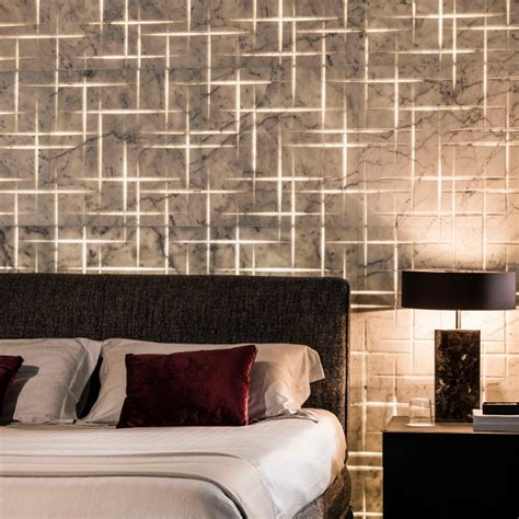 Marble Backlit Stone Walls - Lithos Design