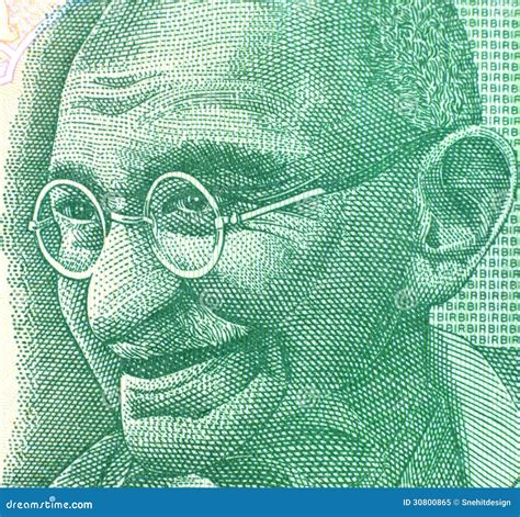 Gandhi stock image. Image of white, close, macro, note - 30800865