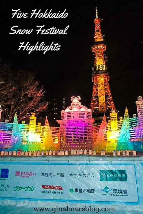 Five Highlights of Hokkaido Snow Festival - Gina Bear's Blog