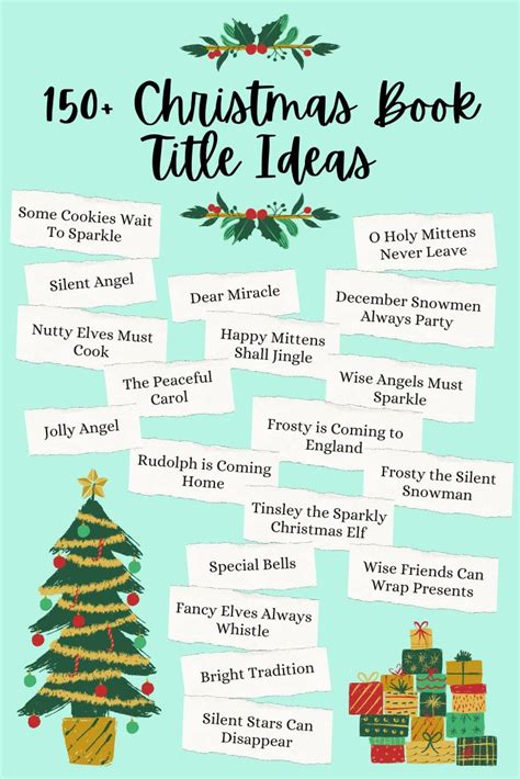 Christmas Book Title Generator: 150+ Book Title Ideas 🎄 | Imagine Forest | Christmas books, Book ...