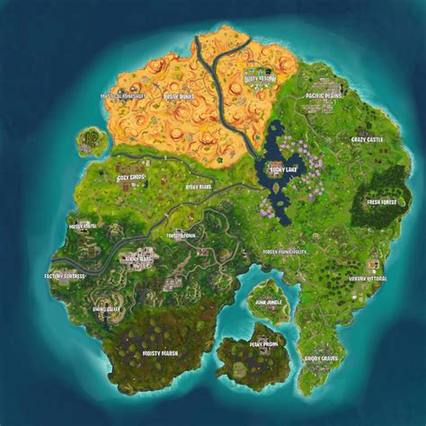 Fortnite OG: Season 5 Chapter 1 Map And All Its Changes - TGS