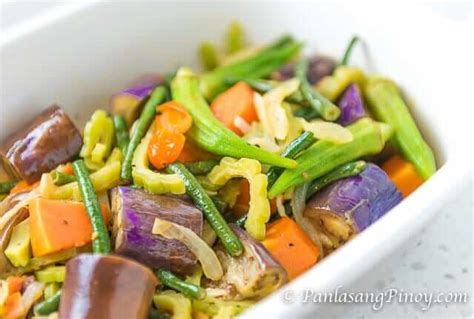 Filipino Vegetable Recipes With Ingredients And Procedure - Vegetarian Foody's