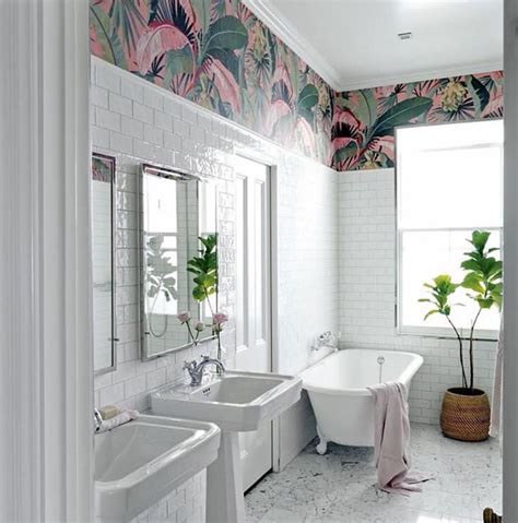 30+ Stunning Bathroom Wallpaper Ideas You'll Love - The Wonder Cottage