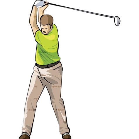 Golf Swing Clipart