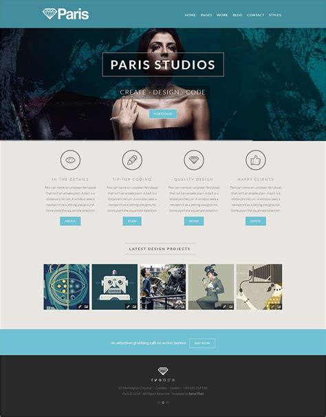 17+ Best Flat Design Website Templates | Free & Premium Templates