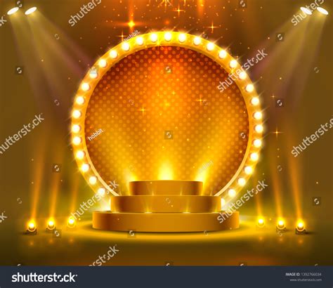 Stage Podium Lighting Stage Podium Scene Stock Vector (Royalty Free) 1392766034 | Shutterstock