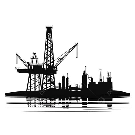 0 Result Images of Oil Rig Silhouette Png - PNG Image Collection