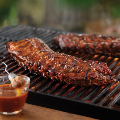 Tangy Grilled Pork Back Ribs - The Three Tomatoes