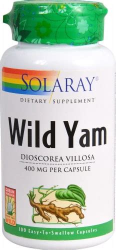 Solaray Wild Yam Root Capsules, 100 ct - Fred Meyer