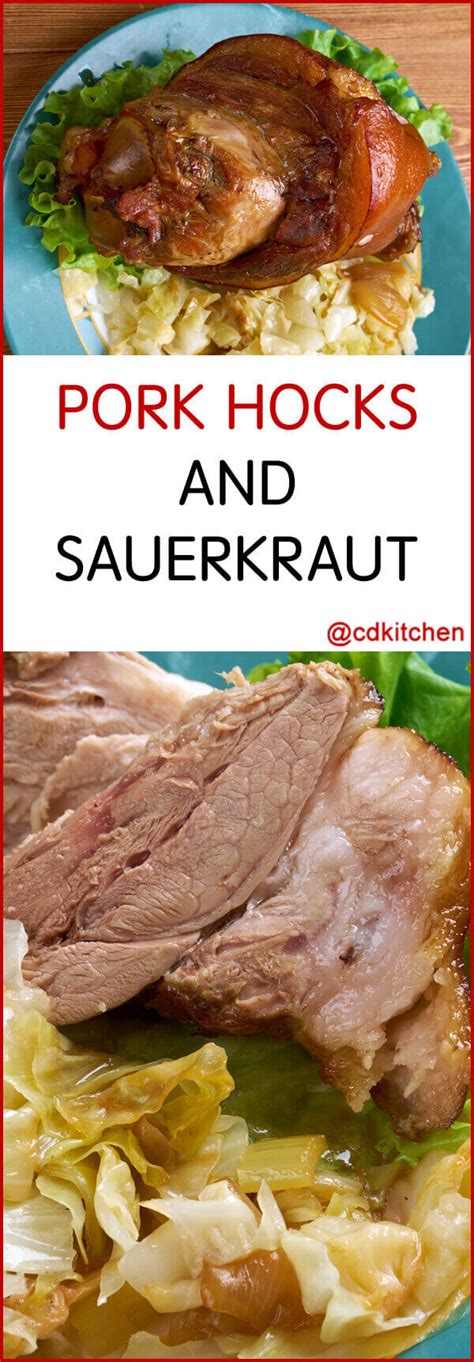 slow cooker pork hocks and sauerkraut