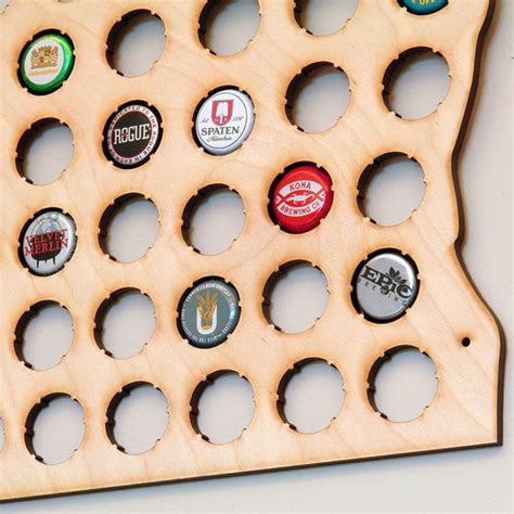 USA Beer Cap Map - 4 Sizes Available - The Man Registry