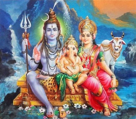 Shiva Parvati Ganesha Murugan