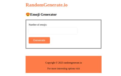 Random Emoji Generator - Chrome Web Store