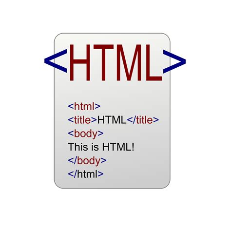 Clipart - HTML Logo