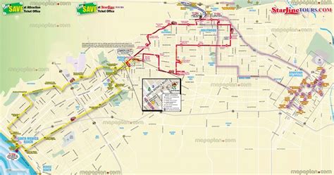 Los Angeles Attractions Map | FREE PDF Tourist City Tours Map Los ...