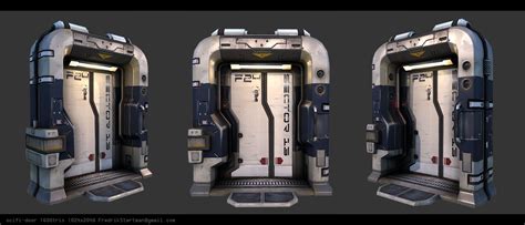 Sci Fi Door Concept Art