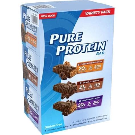 Pure Protein Bars Variety Pack 15 x 50g - GP2U