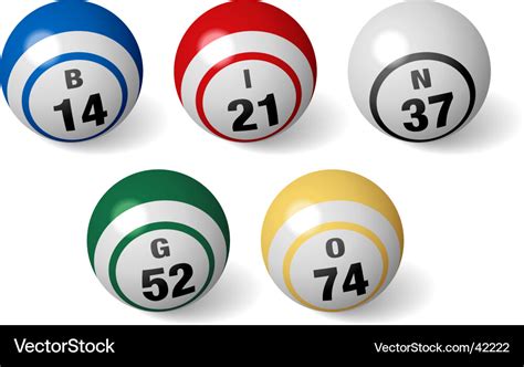 Bingo balls Royalty Free Vector Image - VectorStock