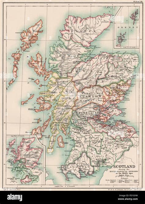 MEDIEVAL SCOTLAND: Ecclesiastical divisions. Columbian Church