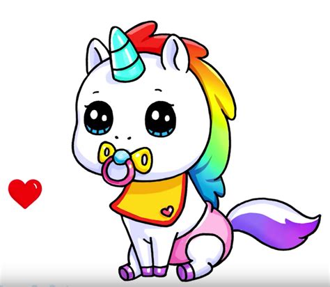 Dessin Bébé Licorne – Dessin Licorne