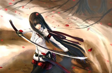 Anime Girl With A Sword Wallpapers - Wallpaper Cave