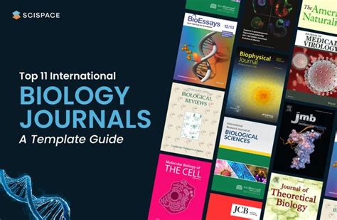 Top 11 international Biology journals — a Template guide